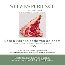 Steakbox: Côte a l'os "selectie van de chef" 
