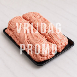 Kalfsgehakt PROMO 750g kopen + 250g gratis! Korting is reeds verrekend.