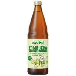 Kombucha Lime Ginger Voelkel 750 ml BIO
