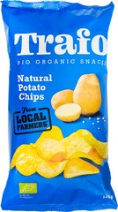 Aardappelchips naturel gezouten Trafo 110 gram  BIO Aardappelchips naturel gezouten Trafo 110 gram  BIO