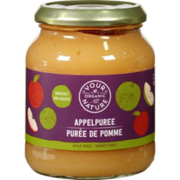 Appelpuree ongezoet Your Organic Nature 350 gram BIO Appelpuree ongezoet Your Organic Nature 350 gram BIO