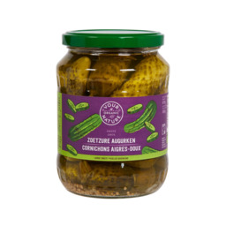 Augurken zoet-zuur Your Organic Nature 670 gram BIO Augurken zoet-zuur Your Organic Nature 670 gram BIO
