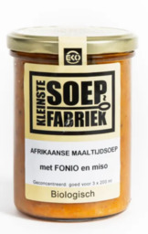 Biologische Afrikaanse maaltijdsoep met Fonio en Miso BIO Biologische Afrikaanse maaltijdsoep met Fonio en Miso BIO