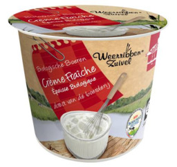 Boeren crème fraîche Weerribben Zuivel 125 ml BIO Boeren crème fraîche Weerribben Zuivel 125 ml BIO