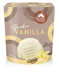 Bourbon vanilla Ice Cream Factory 700 ml BIO