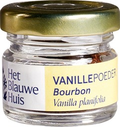 Bourbon vanillepoeder Het Blauwe Huis 4 gram BIO