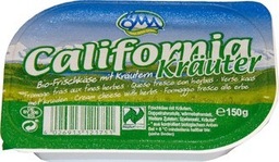 California Frischkäse kruiden 70+ Öma 150 gram BIO California Frischkäse kruiden 70+ Öma 150 gram BIO