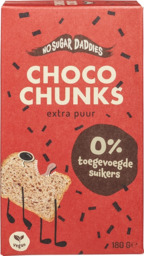 Choco chunks extra puur No Sugar Daddies 180 gram