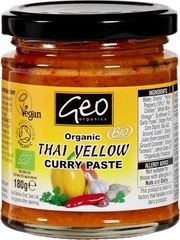 Currypasta Thai yellow Geo Organics 180 gram BIO