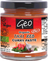 Currypasta Thai red Geo Organics 180 gram 