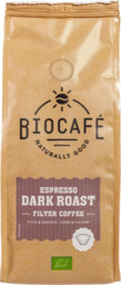 Filterkoffie espresso dark roast Biocafe 250 gram BIO