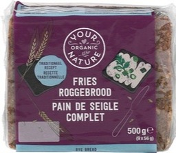 Fries Roggebrood Your Organic Nature 500 gram BIO Fries Roggebrood Your Organic Nature 500 gram BIO