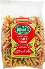 Fusilli tricolore pasta La Bio Idea BIO