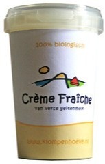 Geiten crème fraîche Klompenhoeve 200 gram (op bestelling) BIO