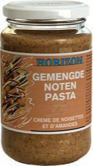 Gemengde notenpasta zeezout Horizon 350 gram BIO