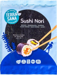 Geroosterde zeewiervellen sushi TerraSana 25 gram BIO
