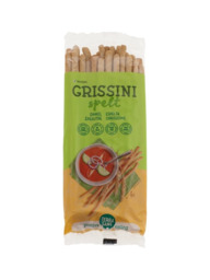 Grissini spelt soepstengels TerraSana 125 gram Grissini spelt soepstengels TerraSana 125 gram