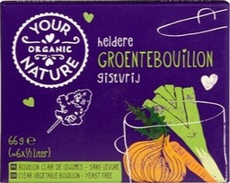 Bouillon blokjes groente zonder gist Your Organic Nature