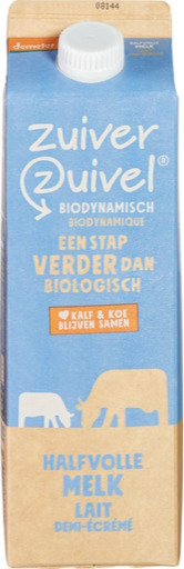 Halfvolle Melk Zuiver Zuivel 1 L (op Bestelling) BIO - Biowinkel Hart ...