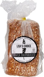 Haverbruinbrood GV Lisa's choice 700 gram diepvries