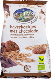 Haverkoekjes met chocolade Corn Crake 150 gram Haverkoekjes met chocolade Corn Crake 150 gram