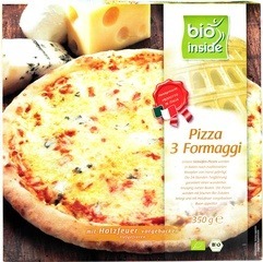 Houtoven pizza 3-kazen Bio Inside 350 gram BIO