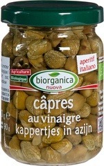 Kappertjes in azijn Biorganica Nuova 140 gram BIO