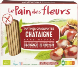 Kastanje crackers Le Pain des Fleurs 150 gram BIO