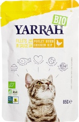Kattenvoer kipfilet in saus Yarrah 85 gram BIO