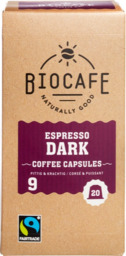 Koffiecapcules espresso Biocafe 20 st BIO
