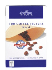 Koffiefilters nr. 4 Finum 100 st 