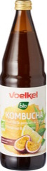 Kombucha maracuja & citroen Voelkel 750 ml