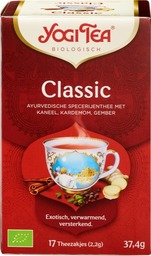 Kruidenthee classic Yogi Tea 17 builtjes BIO Kruidenthee classic Yogi Tea 17 builtjes BIO