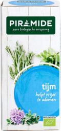 Kruidenthee tijm Piramide 20 builtjes BIO Kruidenthee tijm Piramide 20 builtjes BIO