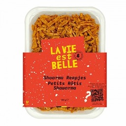 La Vie Est Belle Shoarma Reepjes Vegan 180 gram BIO La Vie Est Belle Shoarma Reepjes Vegan 180 gram BIO