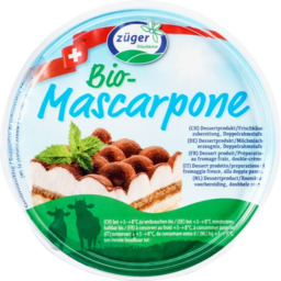 Mascarpone Züger 250 gram BIO Mascarpone Züger 250 gram BIO