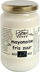 Mayonaise fris zuur Tons Mosterd 330 ml BIO Mayonaise fris zuur Tons Mosterd 330 ml BIO