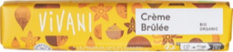 Melkchocoladereepje crème brûlée Vivani 40 gr. BIO