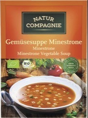 Minestrone-groentesoep 2-kops instant Natur Compagnie 50 gram BIO