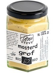 Mosterd grof Tons Mosterd 170 gram BIO Mosterd grof Tons Mosterd 170 gram BIO