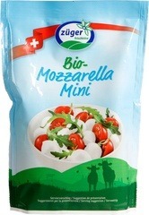 Mozzarella mini Züger 150 gram BIO