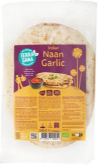 Naanbrood knoflook Terrasana 240 gr. BIO