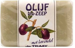 Olijf zeep met lavendel De Traay 250 gram Olijf zeep met lavendel De Traay 250 gram