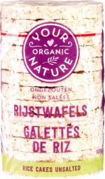 Ongezouten rijstwafels Your Organic Nature 100 gram 