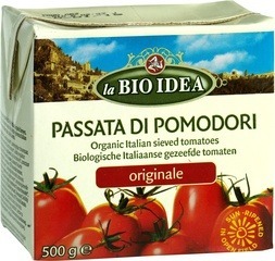 Passata of gezeefde tomaten La Bio Idea 500 gram  BIO