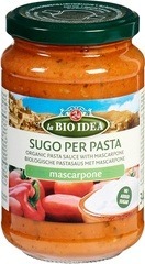 Pastasaus Mascarpone La Bio Idea 340 gram BIO Pastasaus Mascarpone La Bio Idea 340 gram BIO