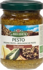 Pesto Siciliano La Bio Idea 130 gram BIO Pesto Siciliano La Bio Idea 130 gram BIO