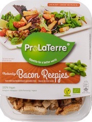 Plantaardige Baconreepjes ProLaTerre 180 gram BIO Plantaardige Baconreepjes ProLaTerre 180 gram BIO