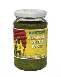Pompoenpittenpasta zeezout Horizon 350 gram BIO