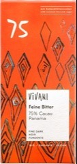 Pure chocolade 75% Vivani 80 gram BIO